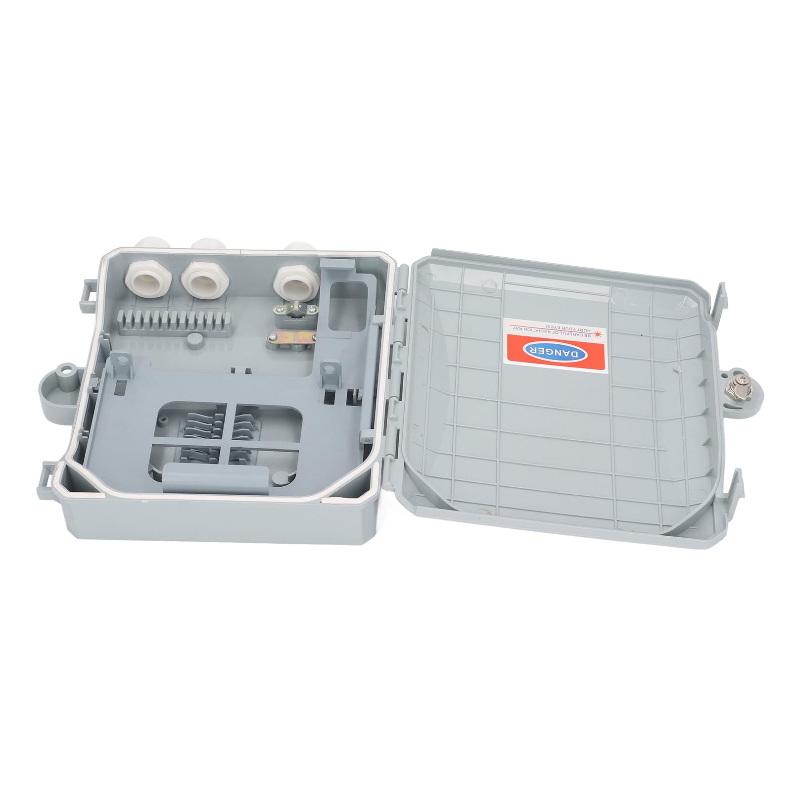 Haofy FTTH Optical Fiber Box Versatile 8 Optical Distribution Box for Indoor Outdoor Easy to Install