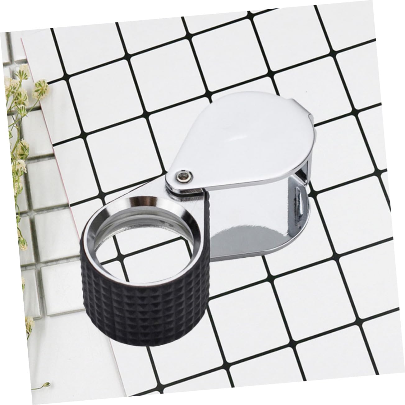 Beatifufu Jewelry Testing Loupe 10x-60x Magnification Led Illuminated Magnifier Metal Case for