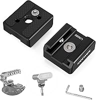 Vista 10 de Neewer Paquete de dos (2) adaptadores de montaje Pro duraderos de 1/4 pulgadas para tornillo de trípode a zapata caliente flash