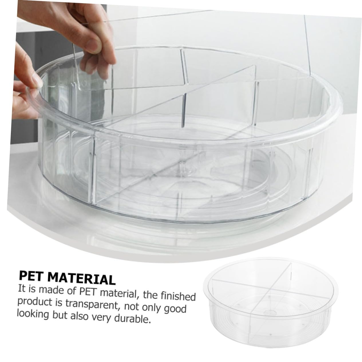 LABRIMP Dispensador Giratorio De Condimentos Organizador De Cocina Transparente Almacenamiento De Baño