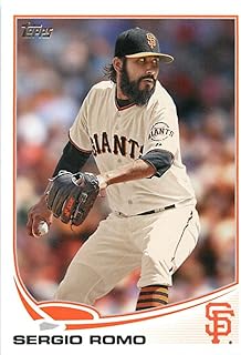 2013 Topps #154 Sergio Romo Giants MLB Baseball Card NM-MT