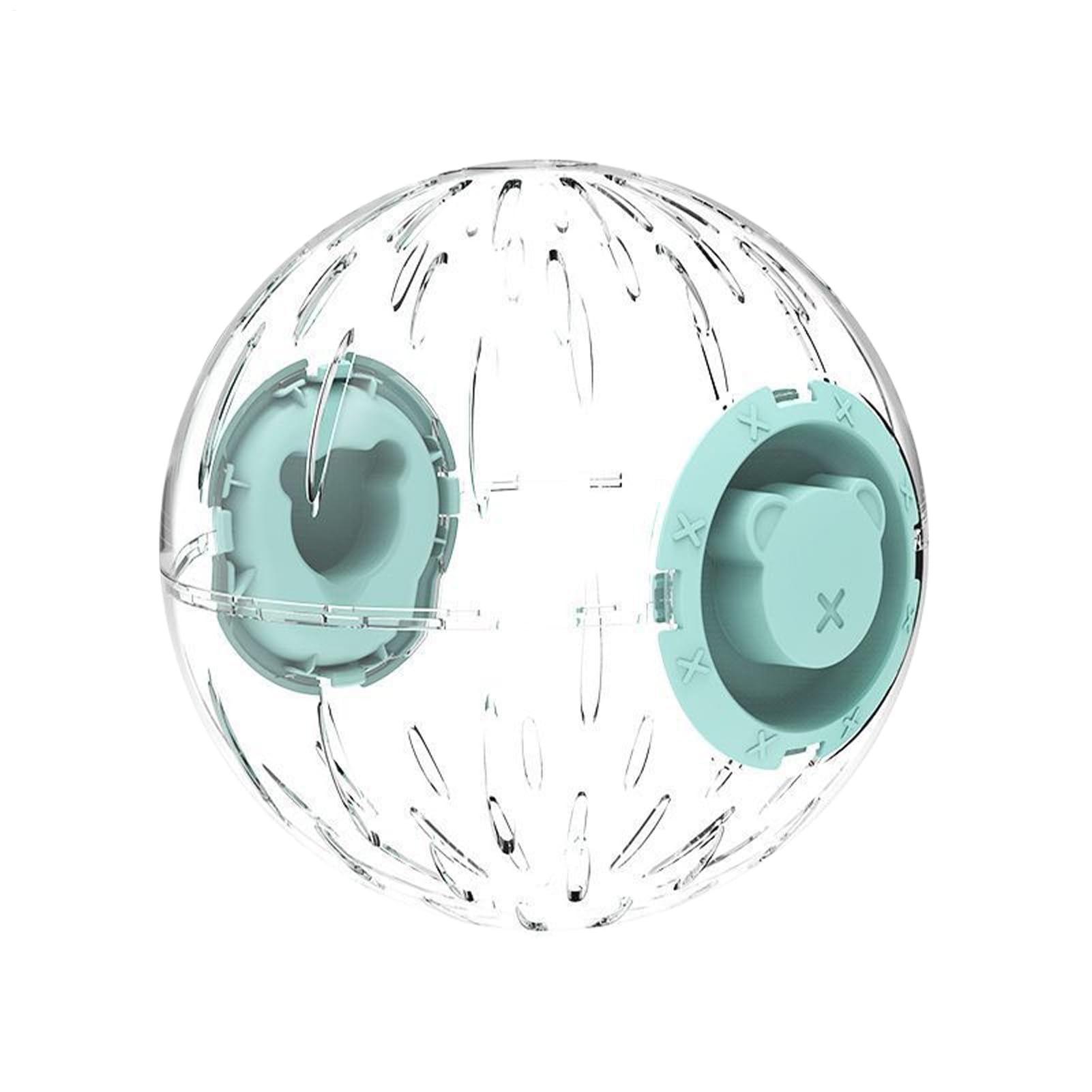 Hamster Running Ball Toy, Comfortable Stress Exercise Ball, Transparent, Small, Large, Pet Wheel for Indoor Use in Home, Living Room, Kitchen, Safe Animal Activity