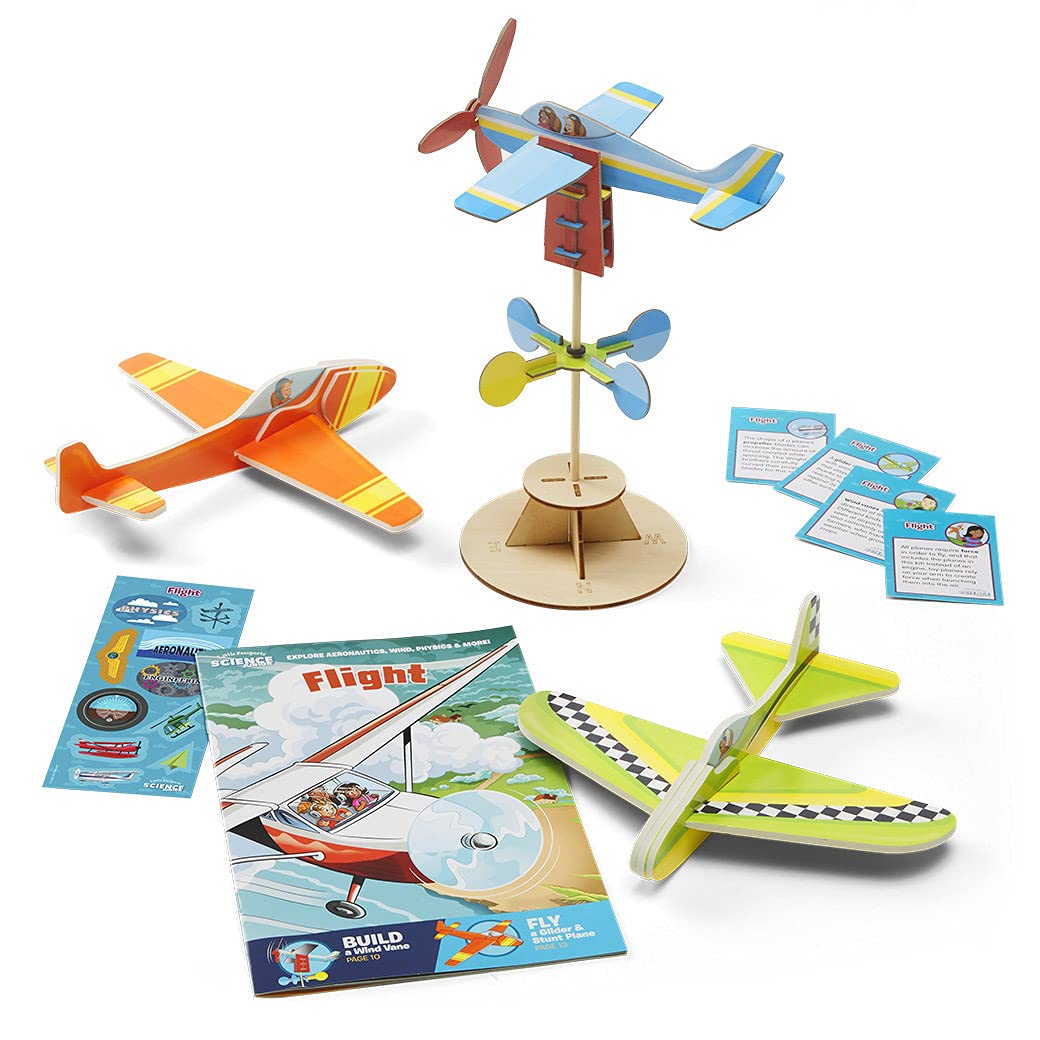 Little Passports Create + Play: Flight | Foam Glider Airplane Kit for Kids | Model Plane Toys & Activities | Mini Airplanes & Gliders | Gifts for Ages 5-8 - Image 2