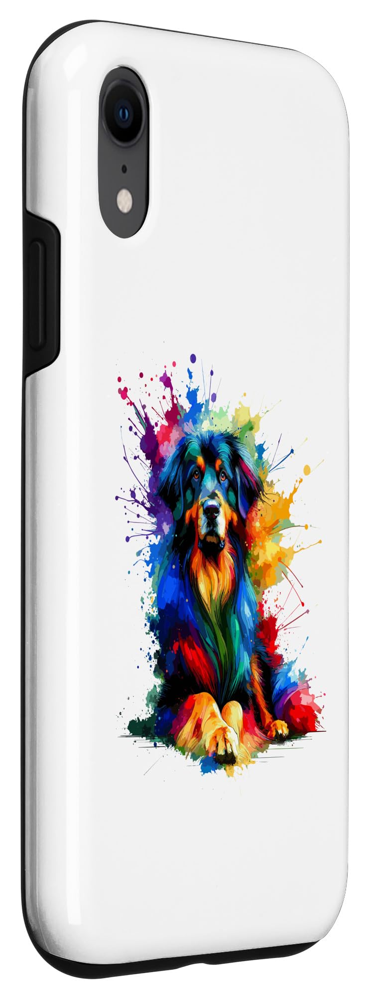 iPhone XR Colorful Splash Art Hovawart Hovawarts Hovi Case - Image 3