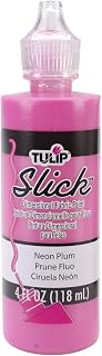I Love To Create Tulip Dimensional Fabric Paint 30715 Dfpt 4Oz Slick Neon Plum, As Detailed