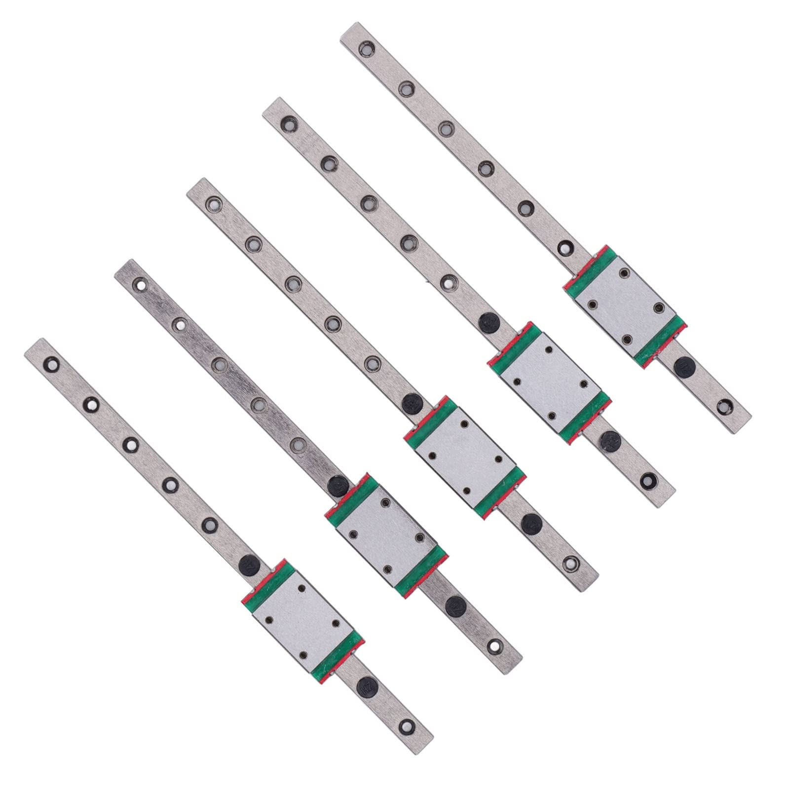 MGN7 prowadnica liniowa stal łożyskowa do gładkiego drukowania 3D drukarka 3D model V0.1 - zestaw 5 szyn 150 mm