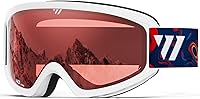 Vista 23 de WISTON OTG - Gafas de esquí y snowboard para hombres, mujeres y jóvenes, 100% protección UV W1