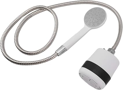 SOCHEP Portable Outdoor Shower, Electric Water Saving Shower, Battery Powered Shower Pump for Hiking Backpacking Camping Travel Beach Pets Watering Flowers