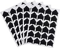 Vista 1 de Yesallwas 10 hojas (240 unidades), color negro, autoadhesivas, para montaje de fotos, esquinas para manualidades, álbumes de recortes, álbum