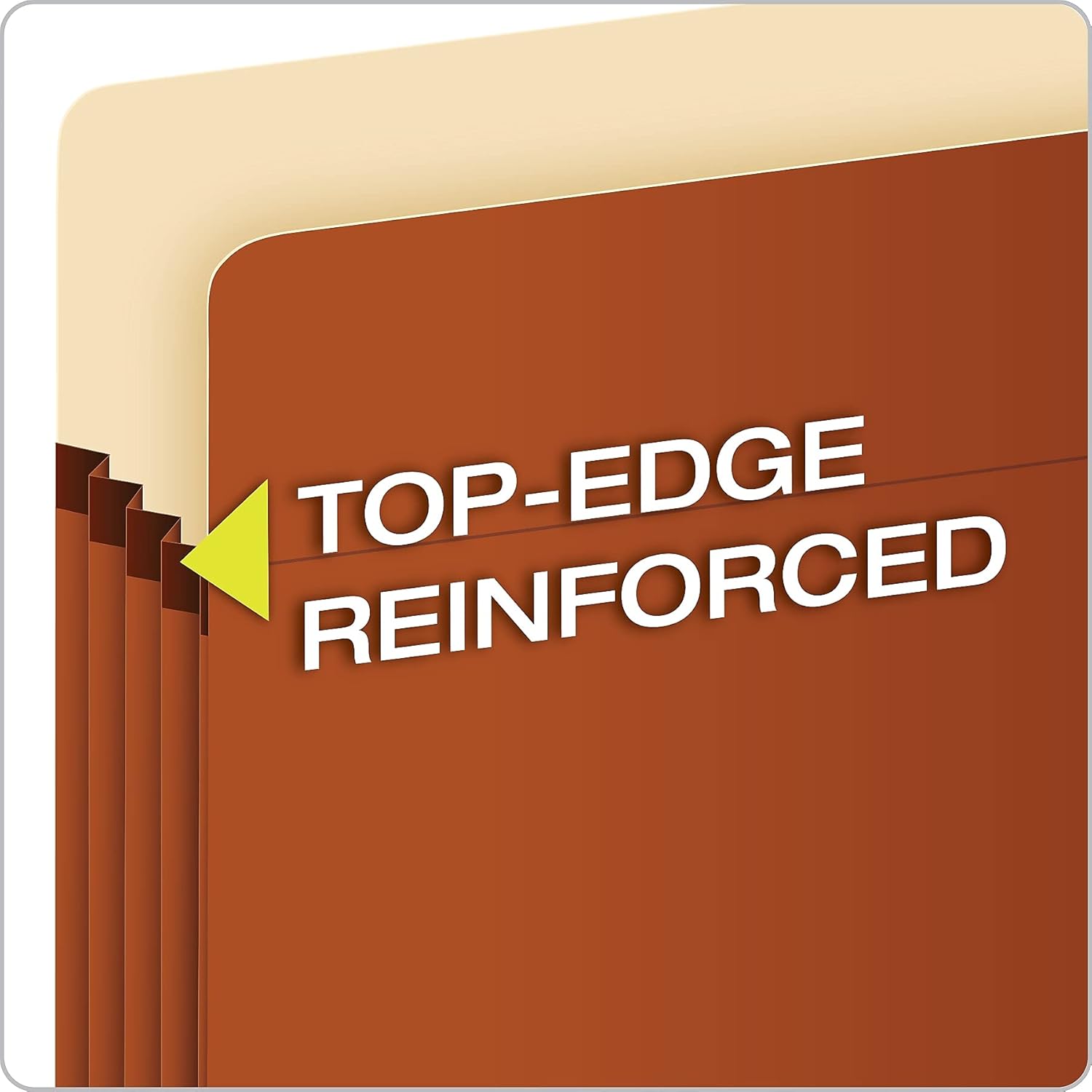 Pendaflex 1524EAM File Pockets,Anti-mold,3-1/2-Inch Exp,Letter,10/BX,Redrope