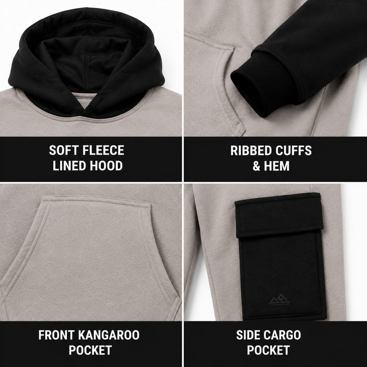 RBX Boys Sweat Suit Set 2 Piece Pullover Fleece Hoodie & Jogger Pants 2T-12 image 4