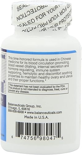 Miniatura 3 de Balanceuticals Ovary & Uterus Clean, cápsulas de suplemento dietético de 500 mg, botella de 60 unidades (paquete de 2)