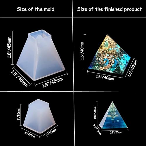 Miniatura 10 de OLYCRAFT - Moldes de resina de silicona