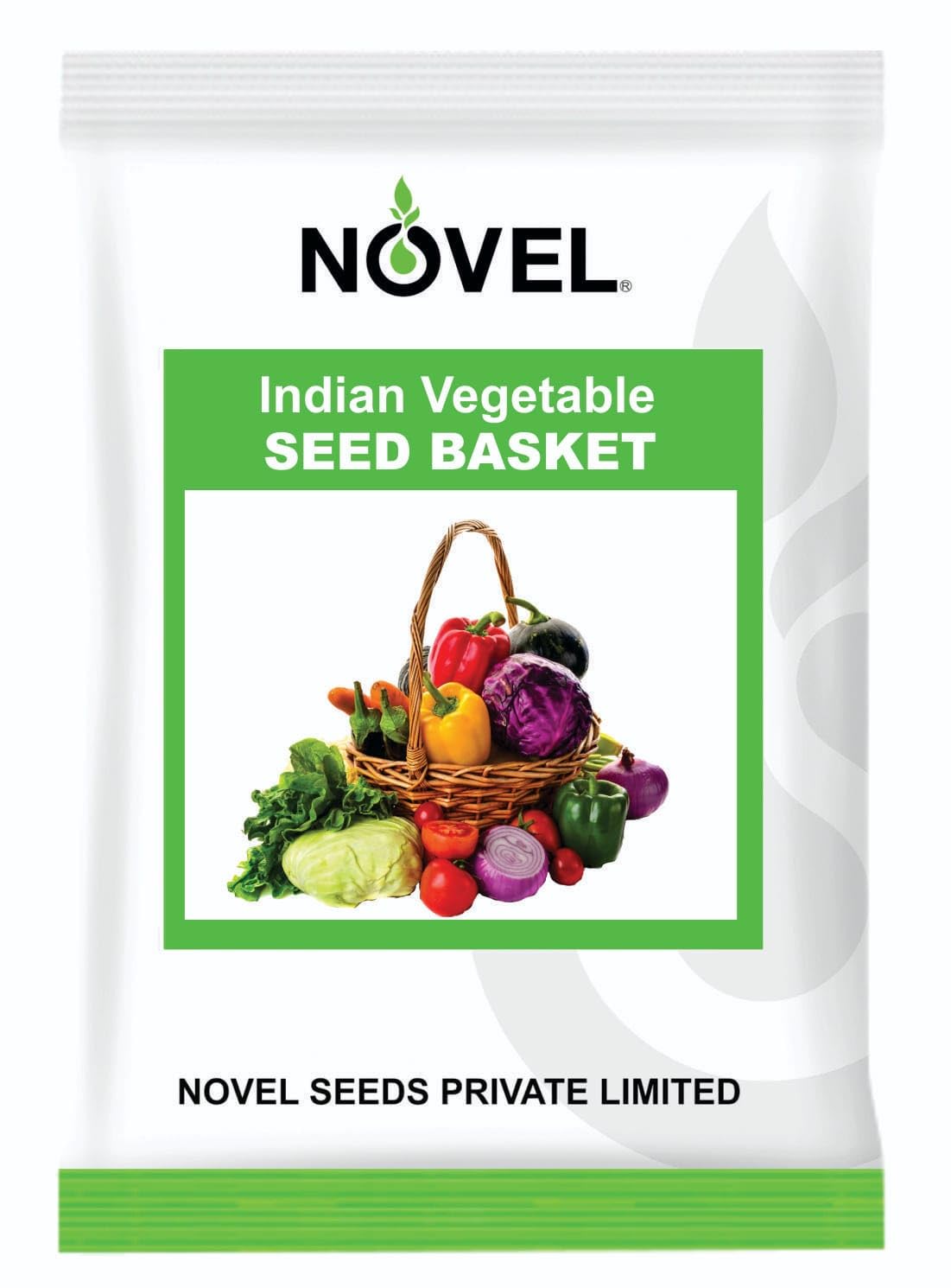 NOVEL For Organic Home Garden Indian Vegetable Seed Basket (seeds 45 Variety)