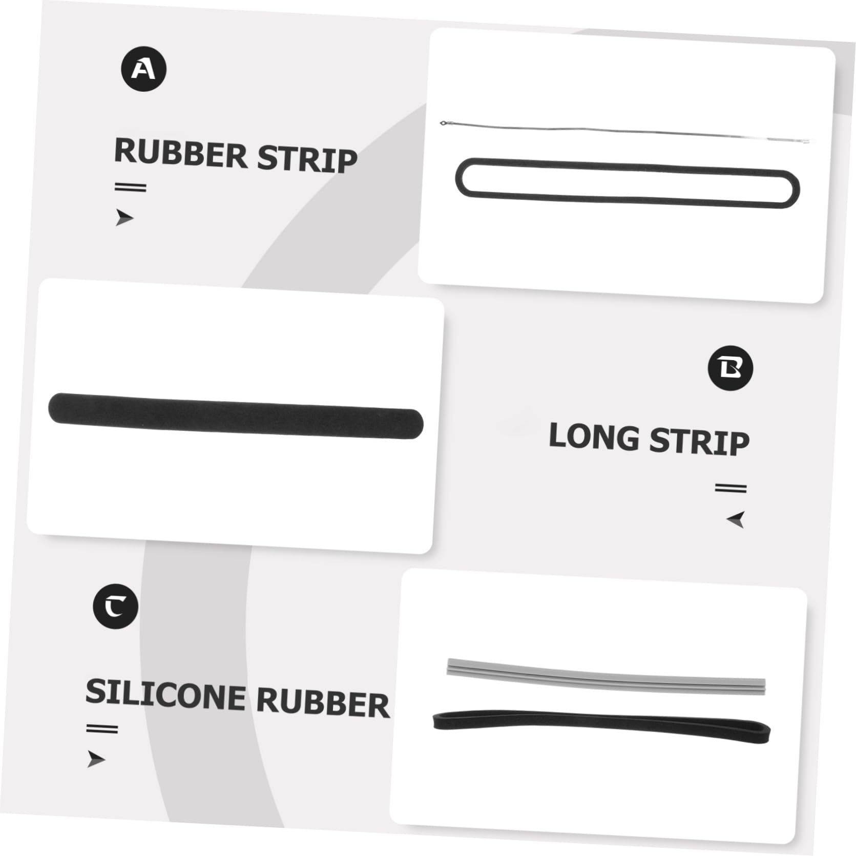 SHINEOFI Set Striscia Riscaldante e Guarnizione in Silicone e Spugna per Macchina Sottovuoto Sigillatura Uniforme, Ricambio per Uso Domestico e Produzione Confezioni