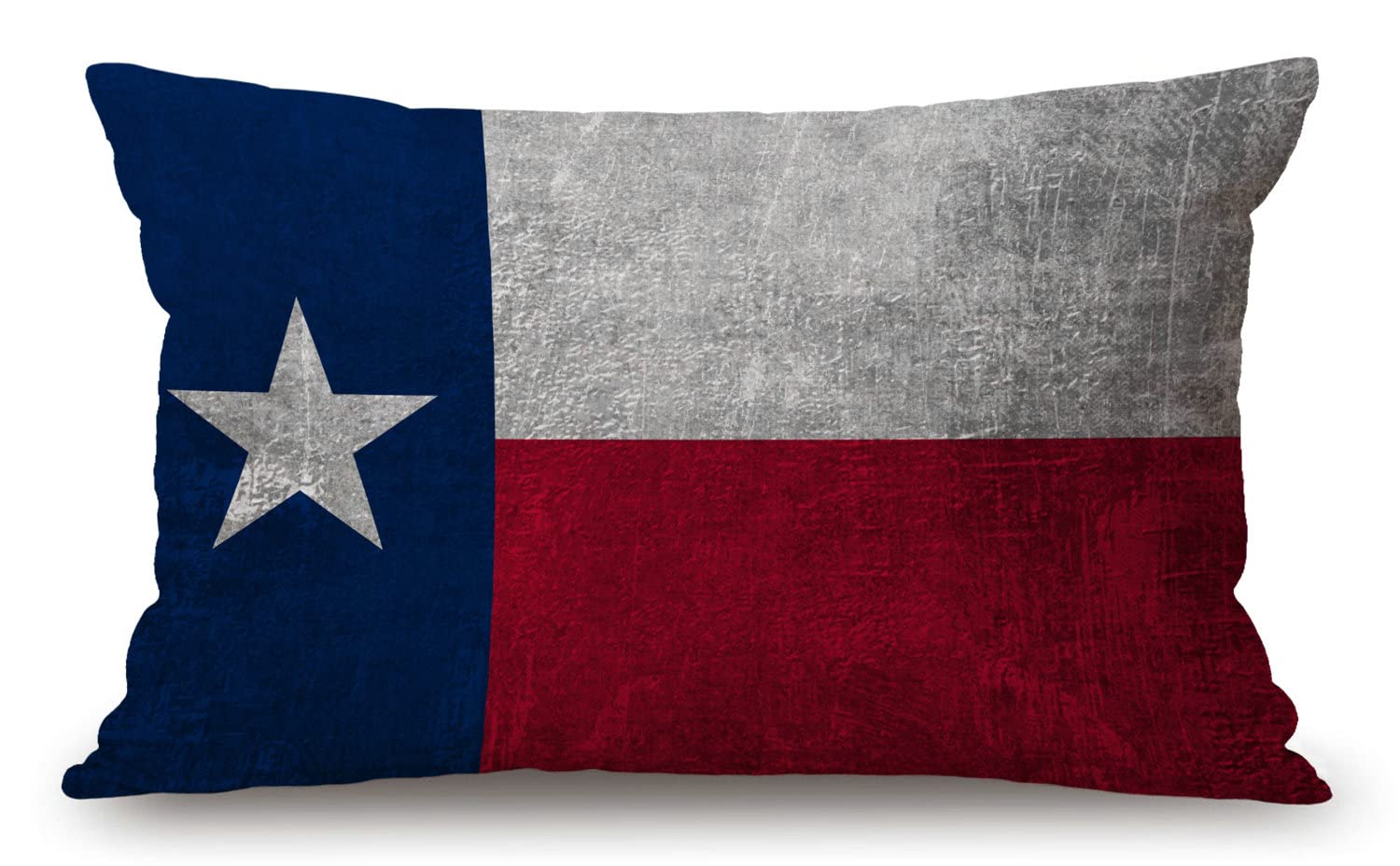 Solekla Jcp22 Texas Flag Lumbar Throw Pillow Cover 12X20 Inch Decorative Bedroom Living Room Rectanglar Cushion Case For Bed Sofa Couch