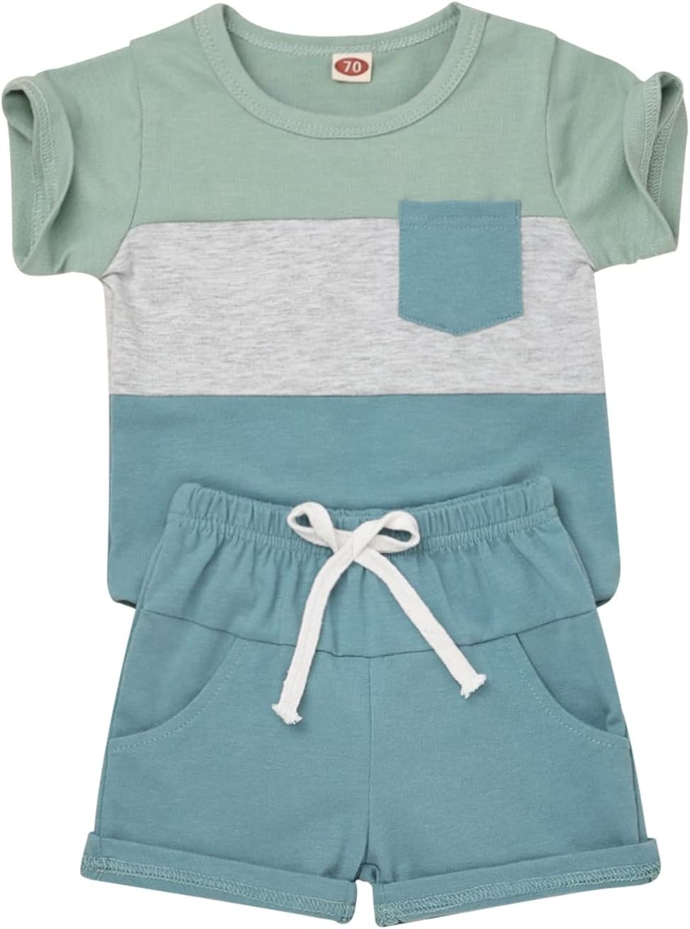 Baby Boy Clothes Toddler Summer Outfits T-shirt Short Pocket Pants