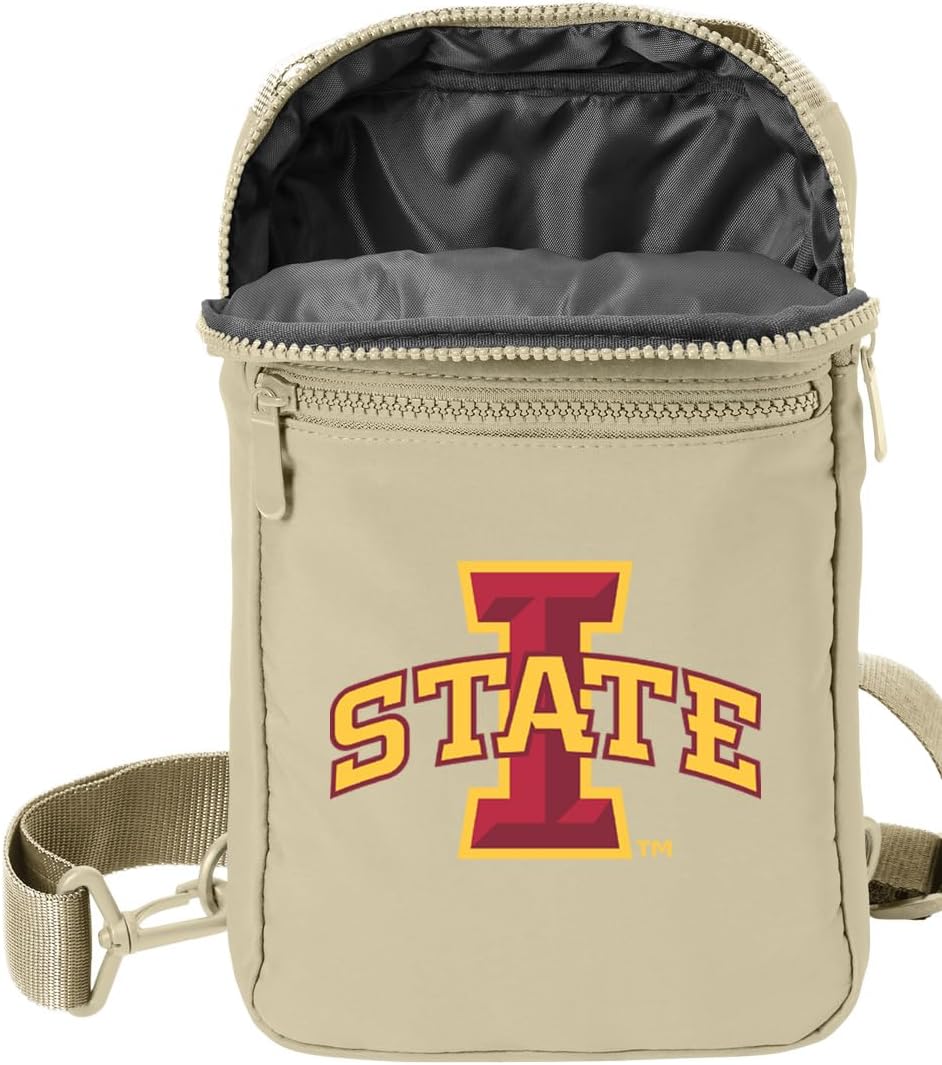 Broad Bay Iowa State Crossbody Bag - Versatile Travel, Sports, or Gameday Bag for ISU Cyclones Fans and Alumni, Men or Women