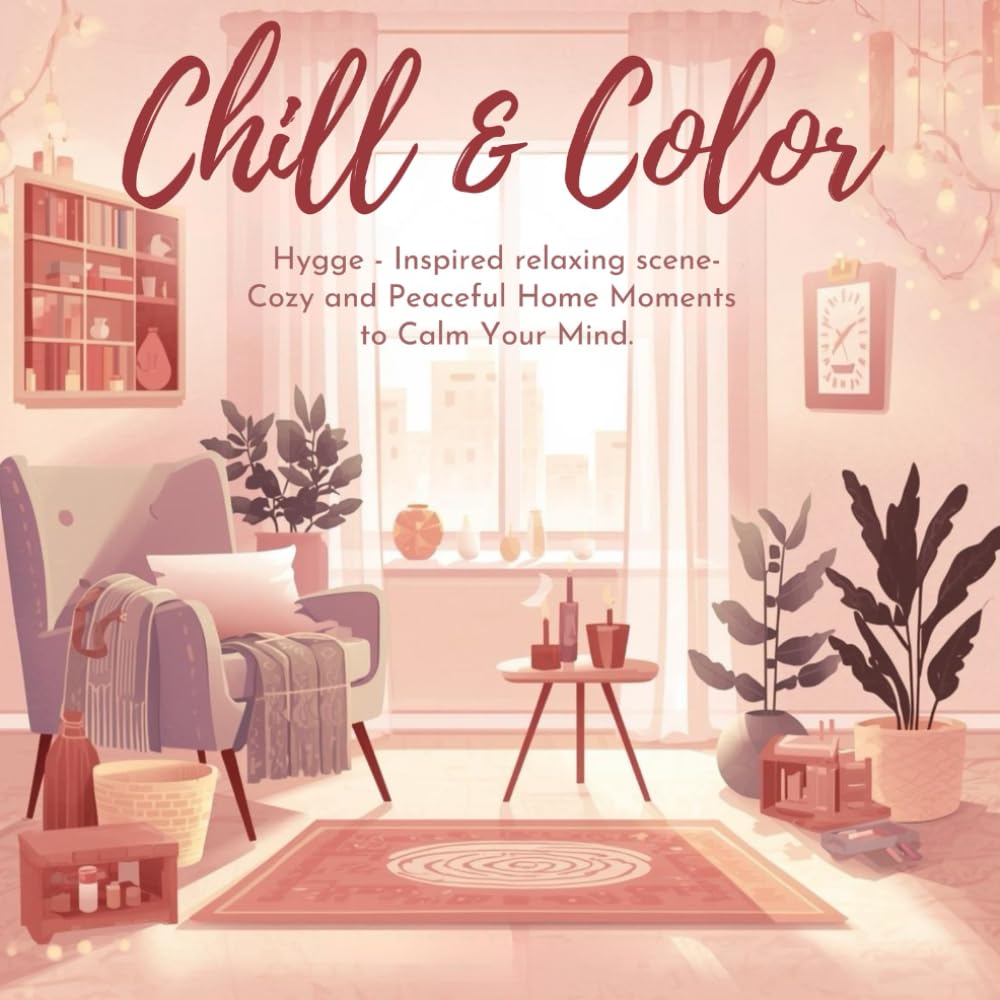 Chill & Color: Hygge-Inspired Relaxing Scenes: Cozy and Peaceful Home Moments to Calm Your Mind