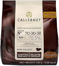 Gotas de Chocolate Meio Amargo 70,5% Cacau 70-30-38 400g - Callebaut