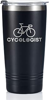 Onebttl Cyclist Gifts for Men Tumbler - Funny Cycologist Cup - Road Bike Travel Coffee Mug for Dad Husband Boyfriend 20oz