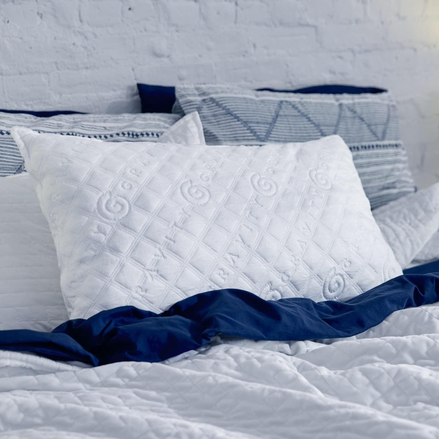 Gravity Blanket The Original Weighted Blanket for Adults, 20lbs Grey 48"x72" with Washable Removable Microfiber Duvet Cover & Memory Foam Pillow, 30”x20”, Customizable Pillow, Better Rest & Sleep