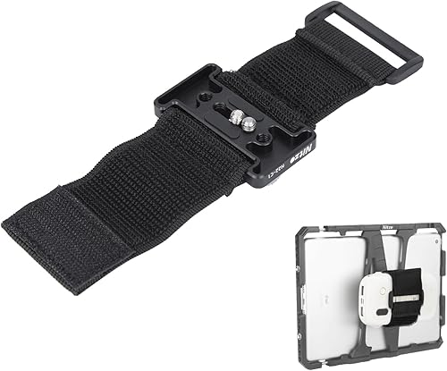 Nitze Correa de banco de energía, soporte de banco de energía con tornillos de 1/4" para equipos de cámara y monitor - N22-C1