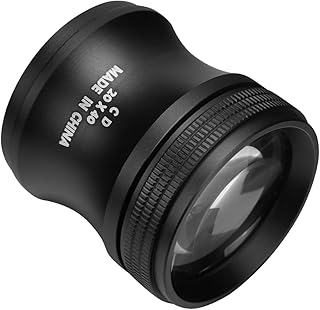 Uonlytech 1 Pieza de Mano Portátil para Joyería y Placas de Magnificadora Ergonómica Color Negro