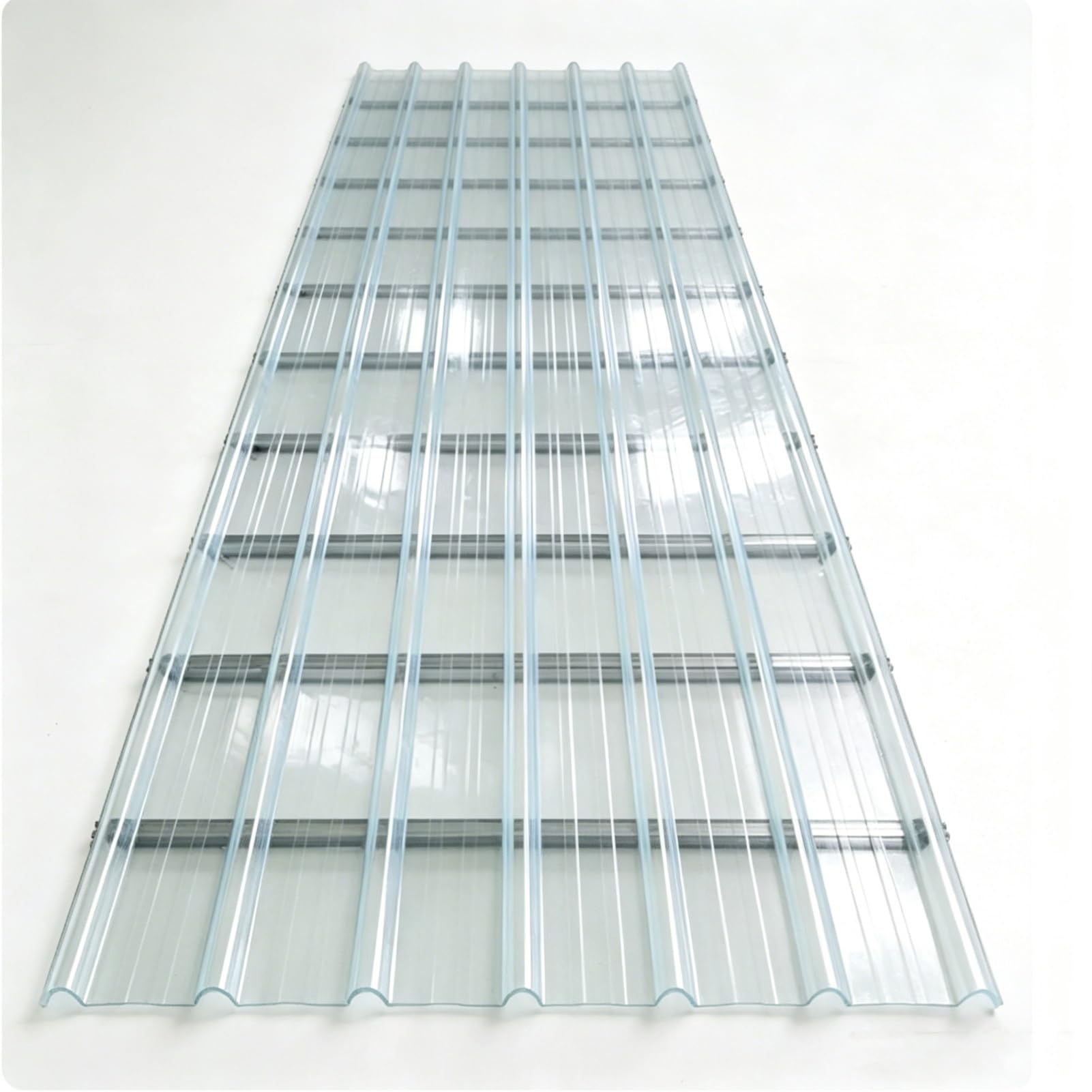 3 Stück Polycarbonat Dachpaneele 2mm UV Transparent Gewächshausplatten