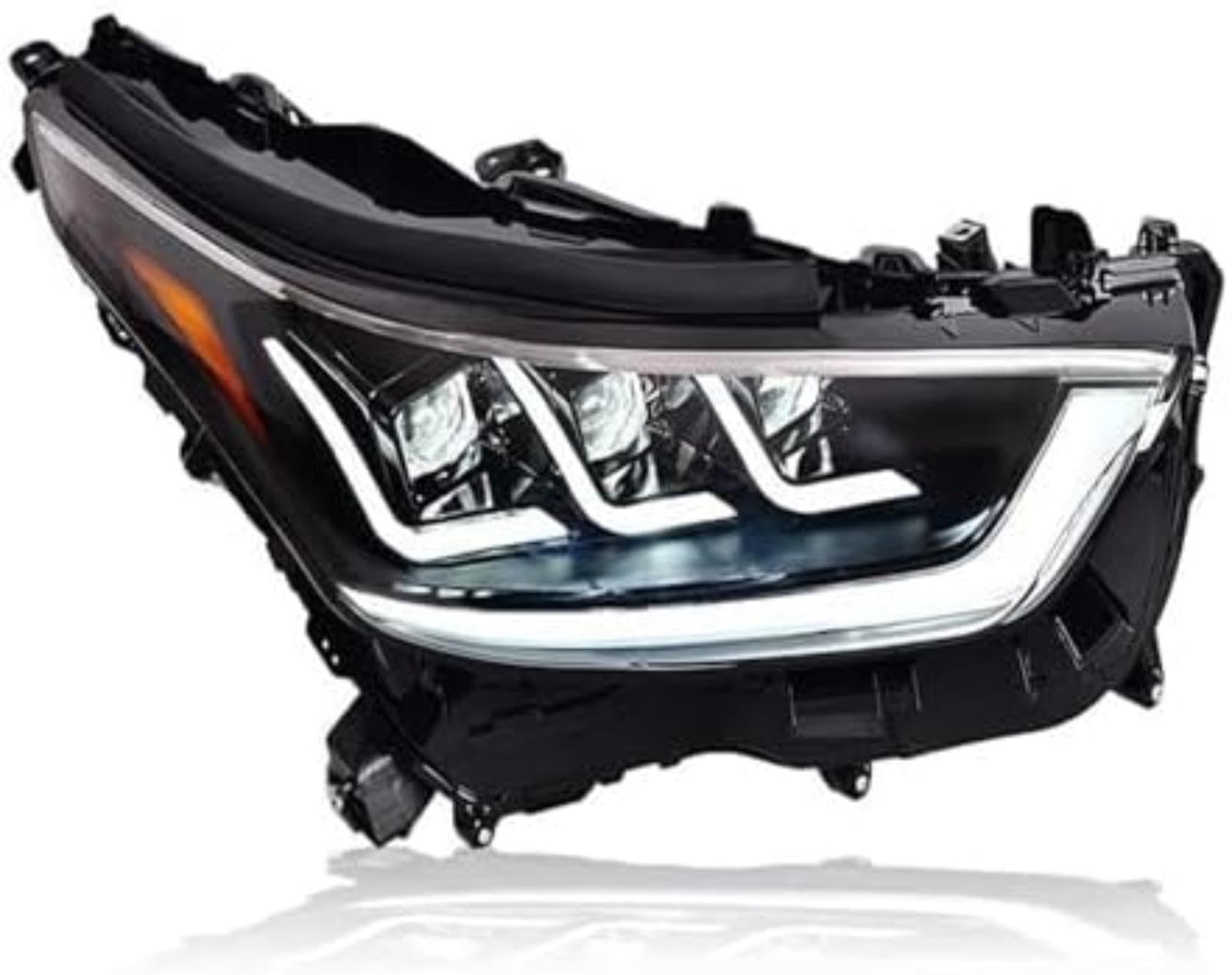 Dla TOYOTA, dla Highlander, dla korony, dla Kluger 2022 zespół reflektora Drl soczewki wiązki kierunkowskaz przednie lampy reflektor światło Lampka kontrolna lusterka bocznego Lampka