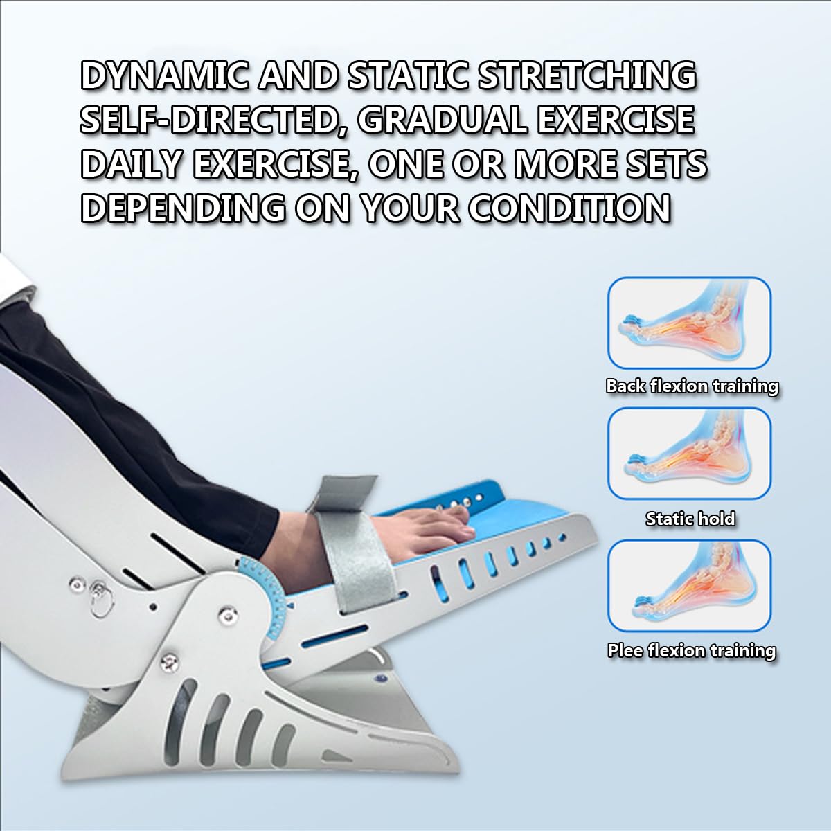 Electric Ankle Strengthener Trainer - Sprzęt do rehabilitacji stóp z pilotem, pełne ćwiczenie kątowe dla skutecznego wsparcia ruchu kostki i stopy