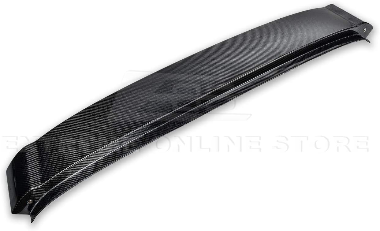 For 2014-2019 Chevrolet Corvette C7 Coupe Models | Factory Style CARBON FIBER Replacement Top Roof B-Pillar Bow Bezel Halo Guard Cover
