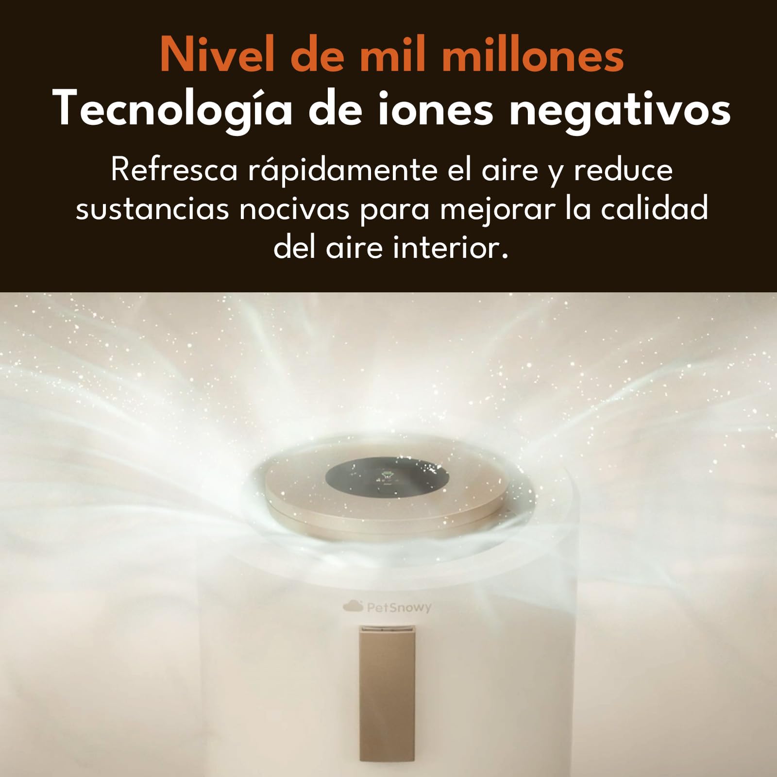 PetSnowy Purificador de aire