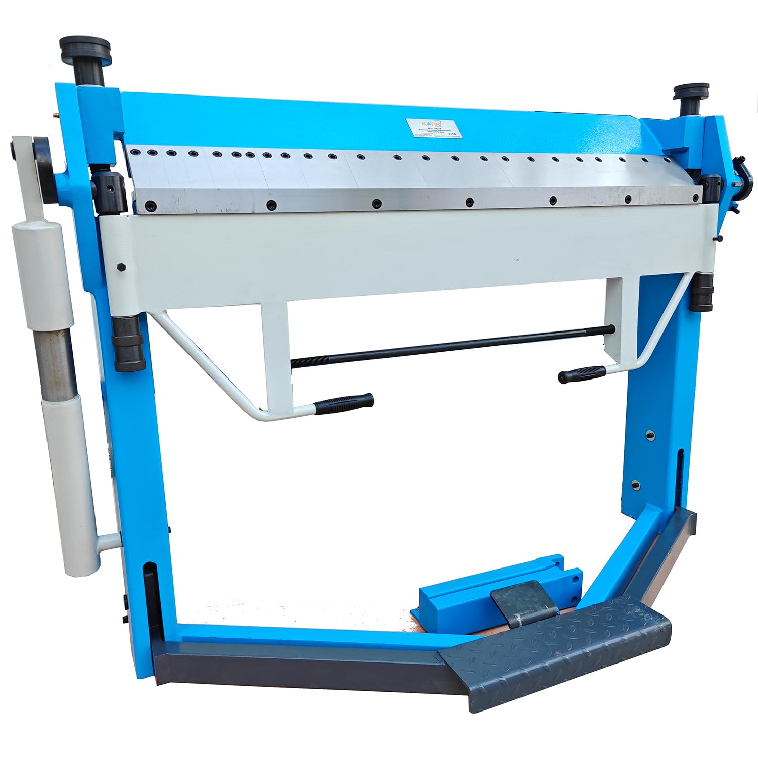 Katsu Tools Manual Sheet Metal Bending Folding Machine 1270Mm Suitable For 2.0Mm Thickness Sheet Metal, 0-135° Bending Angle, Workshop Metalworking Bender 165158