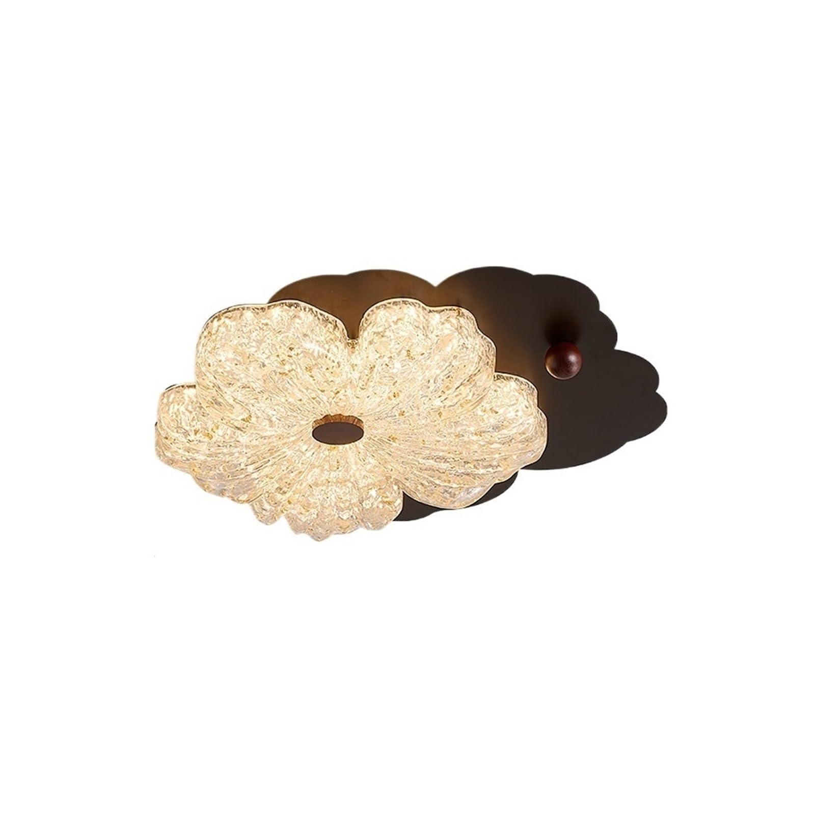CYairong-22 Ceiling Lighting Retro Creative Flower Shape Ceiling Lamp Luxury Resin Room Decoration Ceiling Lamp