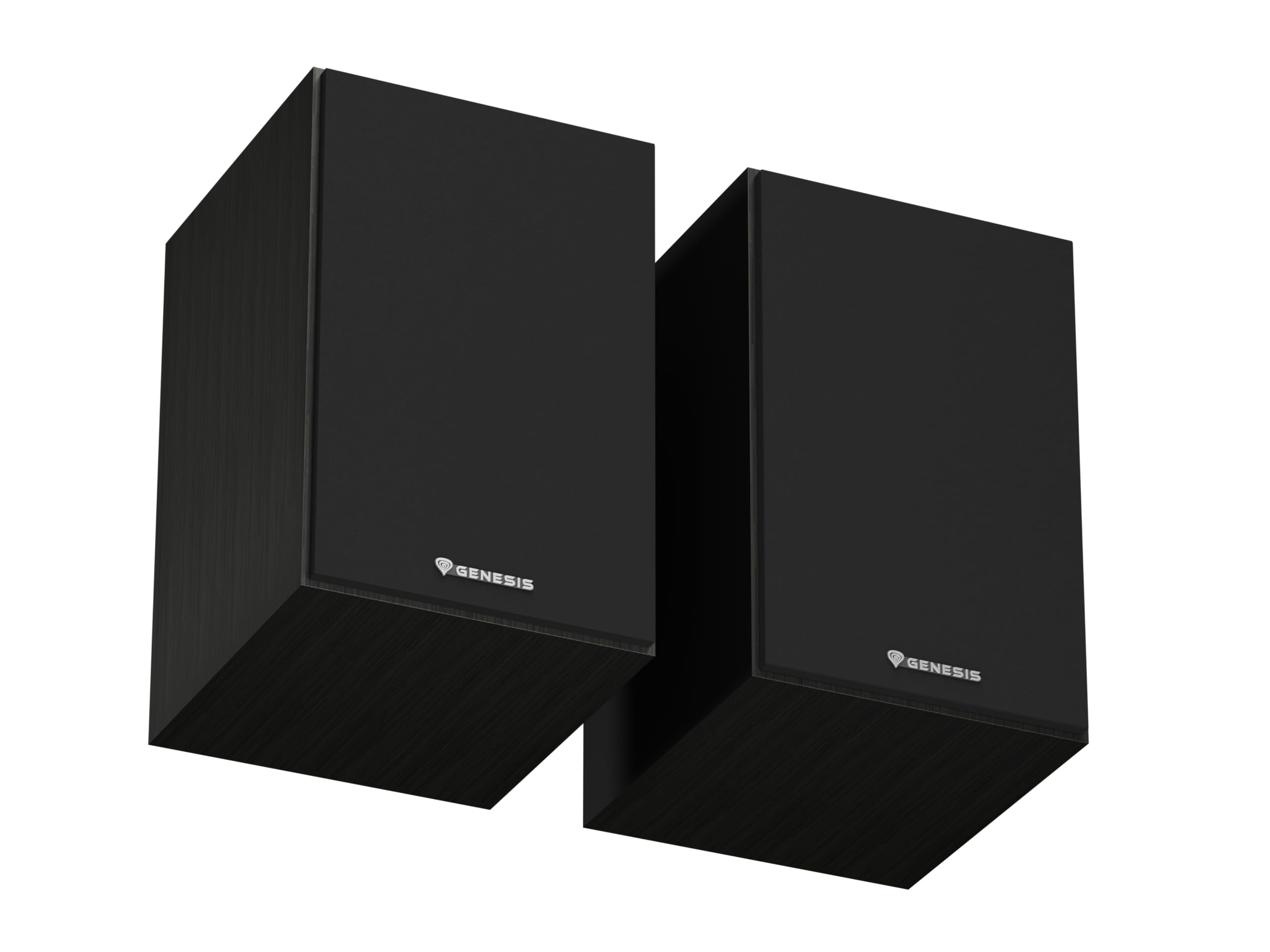 Genesis Arsen 302BT Altoparlante Bluetooth 2.0 – Altoparlante attivo per PC Gaming & Studio con 20 W RMS, Bluetooth 5.3, cassa in legno MDF, riflettore basso, controllo altezza e volume, AUX Line-In