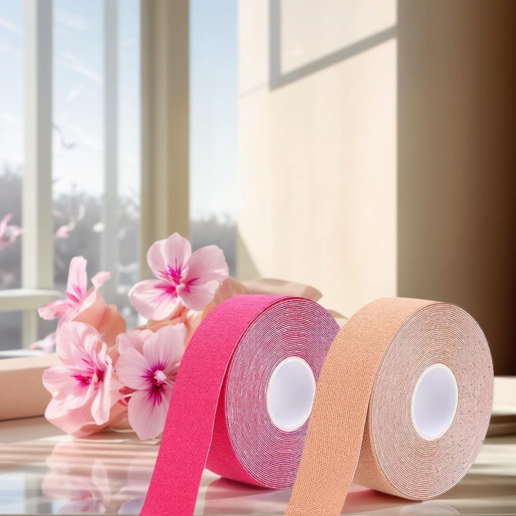 4 sztuki taśmy do liftingu twarzy, 2,5 cm x 5 m, do ujędrniania i ujędrniania skóry