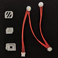 Vista 1 de 1 kit Voron 2.4 Trident SB StealthBurner extrusora RGBW Mini botón PCB LED soldado con cables de PTFE + 3 piezas de resina transparente SLA parte