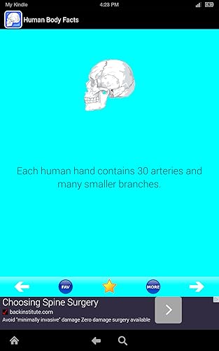 Human Body Facts: Fun Human Anatomy and Physiology Flash Cards app FREE! Learn about Bones, Muscles,