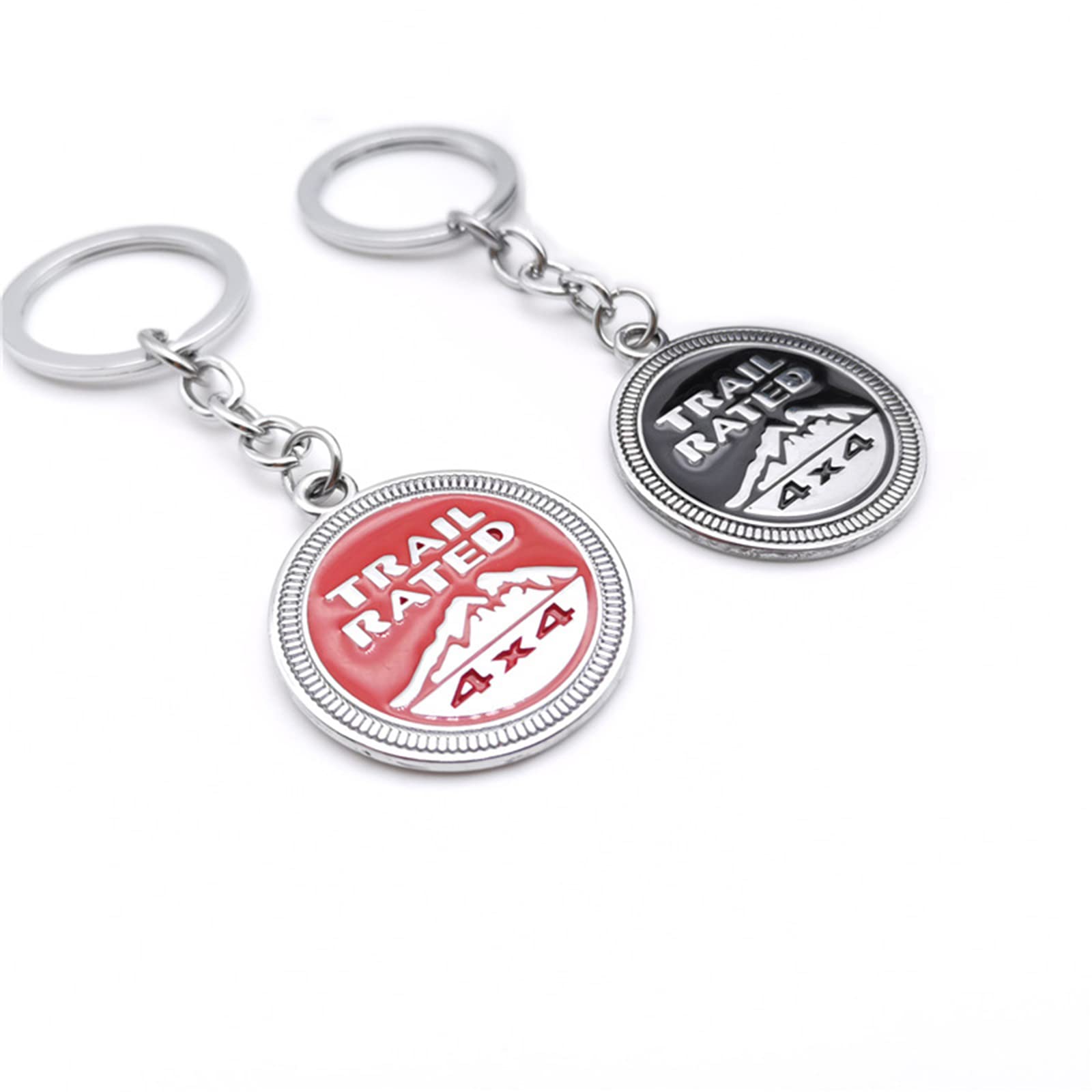 Metal Keyring Keychains Key Rings Chain Holder Organizer 3D Metal Emblem Pendant Classic Pendant Gift Birthday Present Family Present for Man and Woman Gifts Elegant Durable