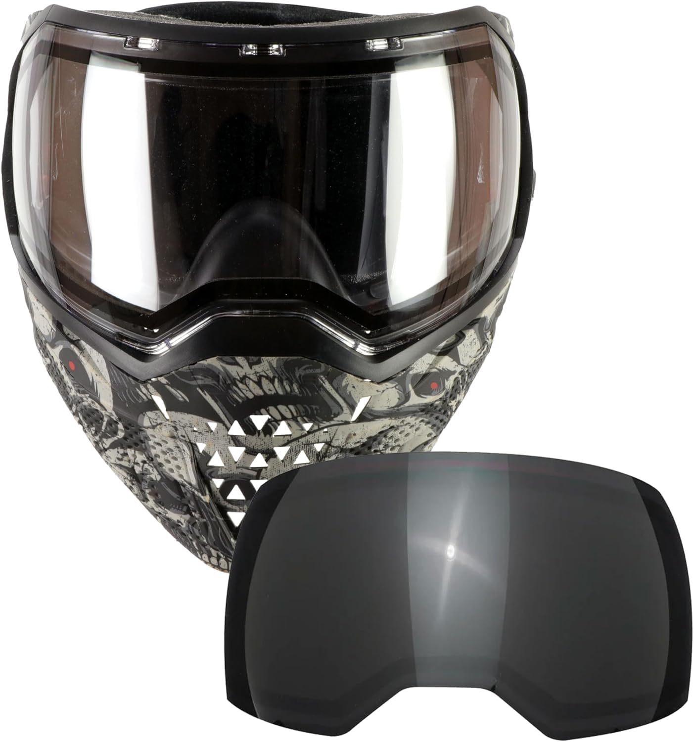 Empire EVS Paintball Mask/Goggle Skulls LE w/Thermal Ninja & Thermal Clear Lens