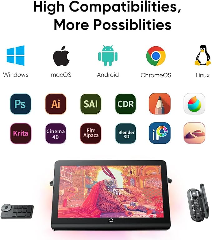 XPPen Artist Pro 19 Gen2 Tableta de Dibujo con Pantalla 18.4" miniatura 8