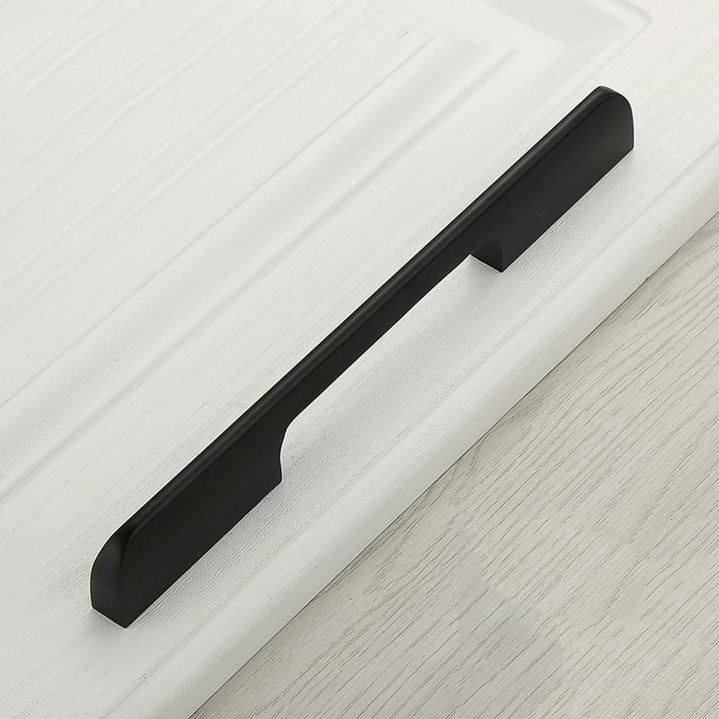 Poignées d'armoire de bar de cuisine pour moderniser votre intérieur noir 160mm