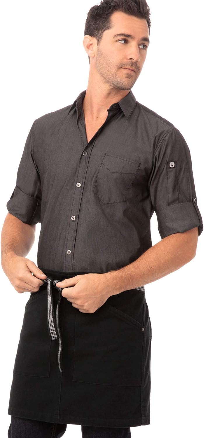 Chef Works Unisex Berkeley Half Bistro Apron