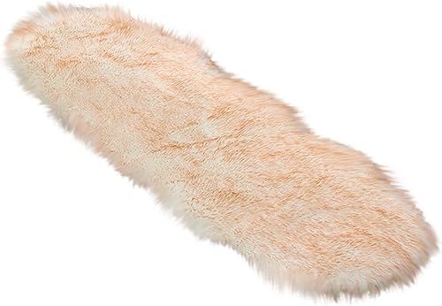 Miniatura 31 de Alfombra de piel sintética ultrasuave de 2 x 5 pies, 17 colores de piel de oveja sintética, alfombra lanuda para sofá, cojín de asiento, alfombra