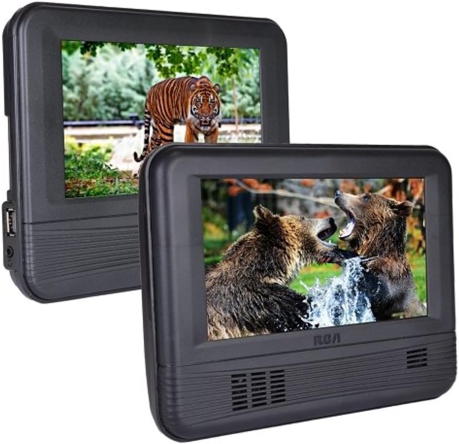 RCA 7" Screens Mobile DVD System with Dual Screens
