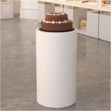 Cylinder Stands for Party, Mannequins Display Platform Base, Stable Dessert Table, Pillar Exhibition Stand for Home Office60x30cm