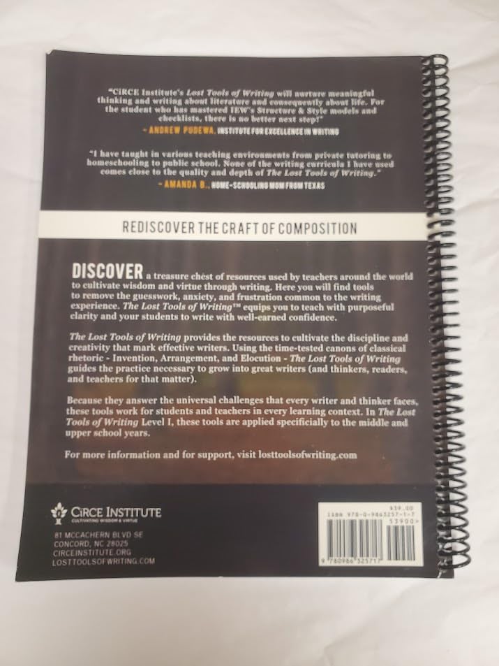 The Lost Tools of Writing