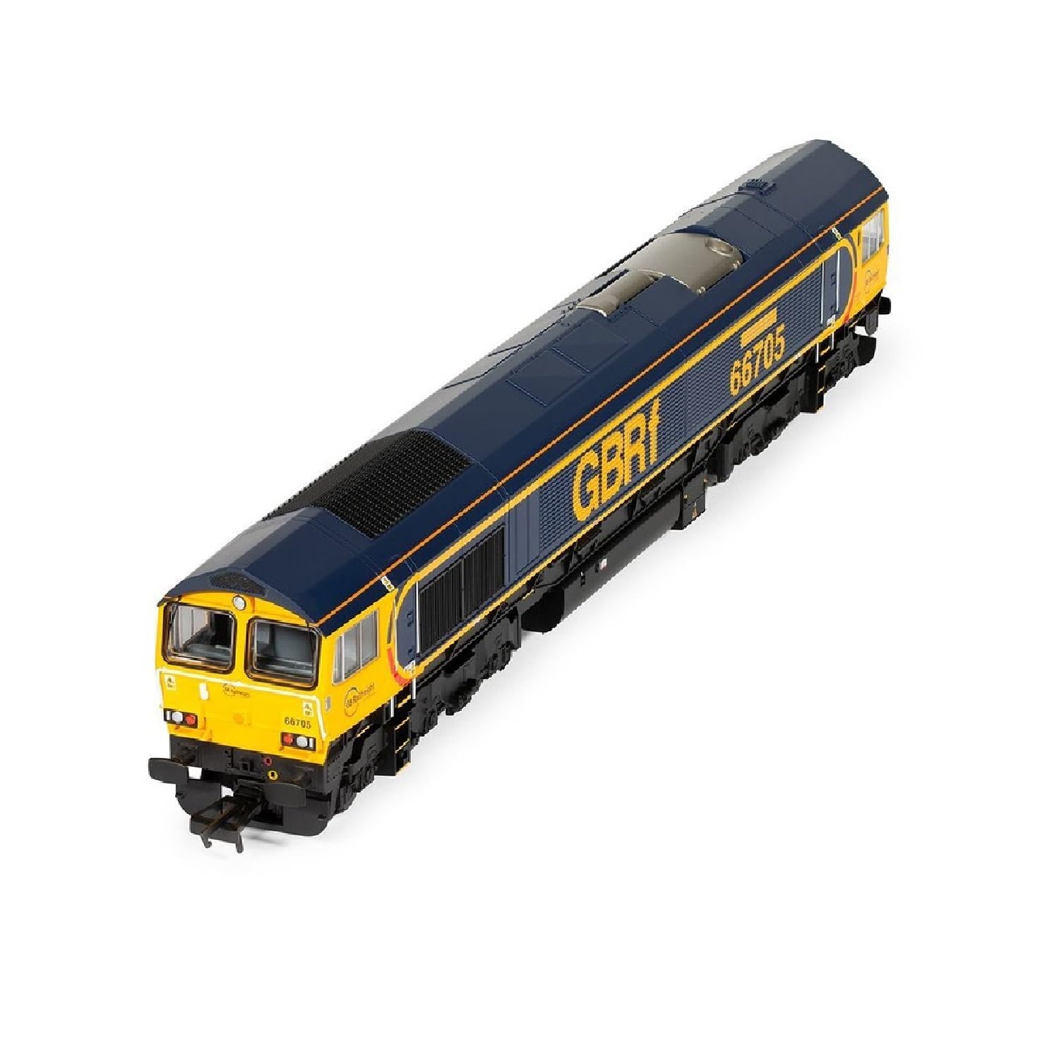 Hornby Diesel Train - R30334 GBRf, Class 66, Co-Co, 66705 'Golden Jubilee' - Era 11 00 Gauge Locomotives for Train Set, Engine Models for Adults - 1:76 Scale Model Gift