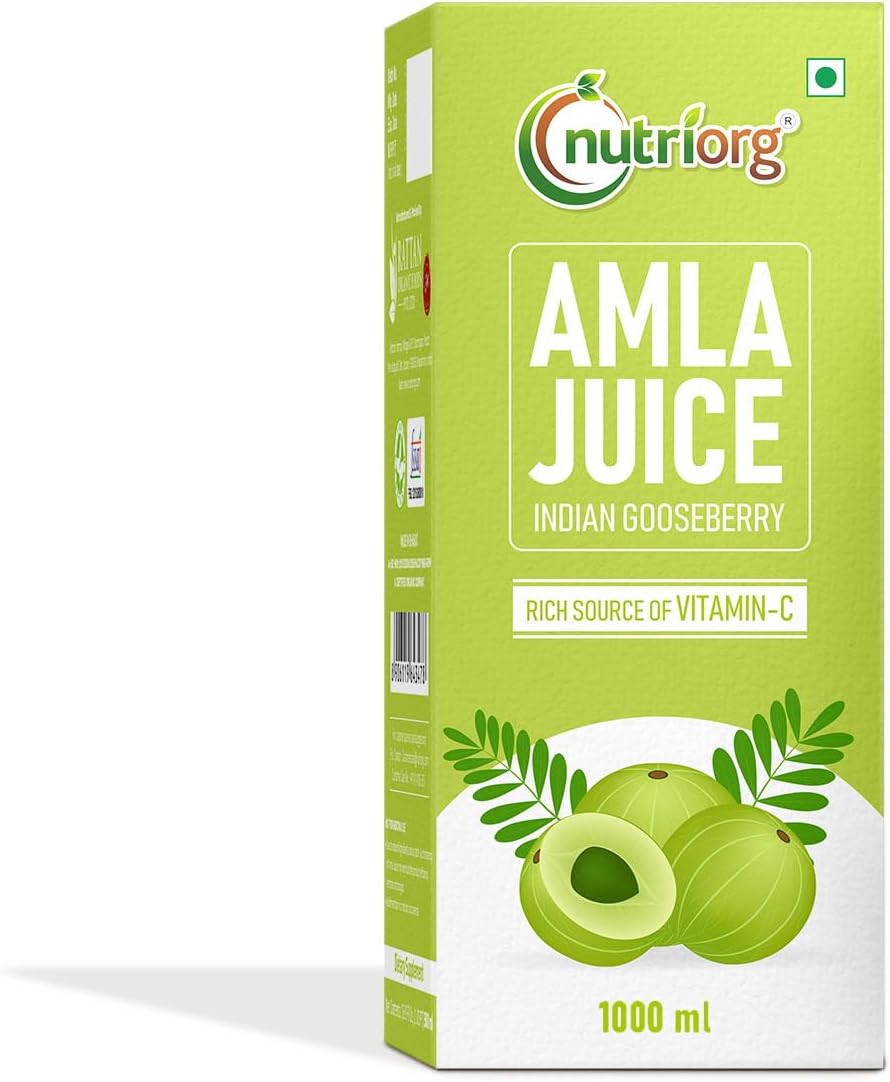 - Natural Amla Juice 1 Ltr | Pure, Cold pressed & Pulp Extracted | No added sugar | Rich in Vitamin C | Beneficial for a Healthy Hair & Skin